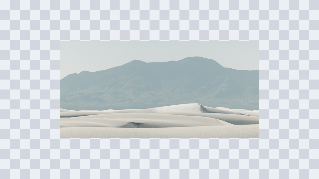 Original desert dunes before AI image expansion